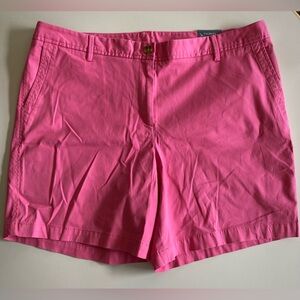 NWT Talbots Bright Pink Women's Chino Shorts